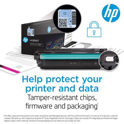 HP 414A Yellow Toner Cartridge | Works with HP Color LaserJet Enterprise M455dn, MFP M480f; HP Color LaserJet Pro M454 Series, MFP M479 Series | W2022A