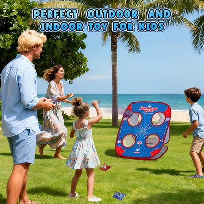 Spider Bean Bag Toss Game for Kids Age 4-8, Cornhole Board Outdoor Toys for Toddlers Party Carnival Outside Games Toy Christmas Birthday Gifts for Kid Boys Girls 3 4 5 6 7 8 9 Year Old