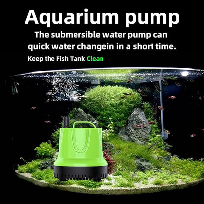 FREESEA Fountain Submersible Water Pump: 660GPH 40W Small Sump Pump - Pond Pump for Outdoor Hydroponic Statuary Waterfall Aquarium Fish Tank
