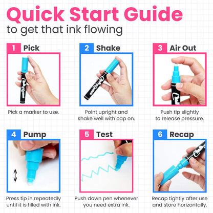Chalkola Dual Tip Liquid Chalk Markers for Blackboard (16 Pack, 1mm+5mm Fine, Bold Tip) | Wet Erase, Chalk Pens for Chalkboard Signs, Car Windows, Glass, Calendar, Mirrors - Erasable Chalkboard Marker