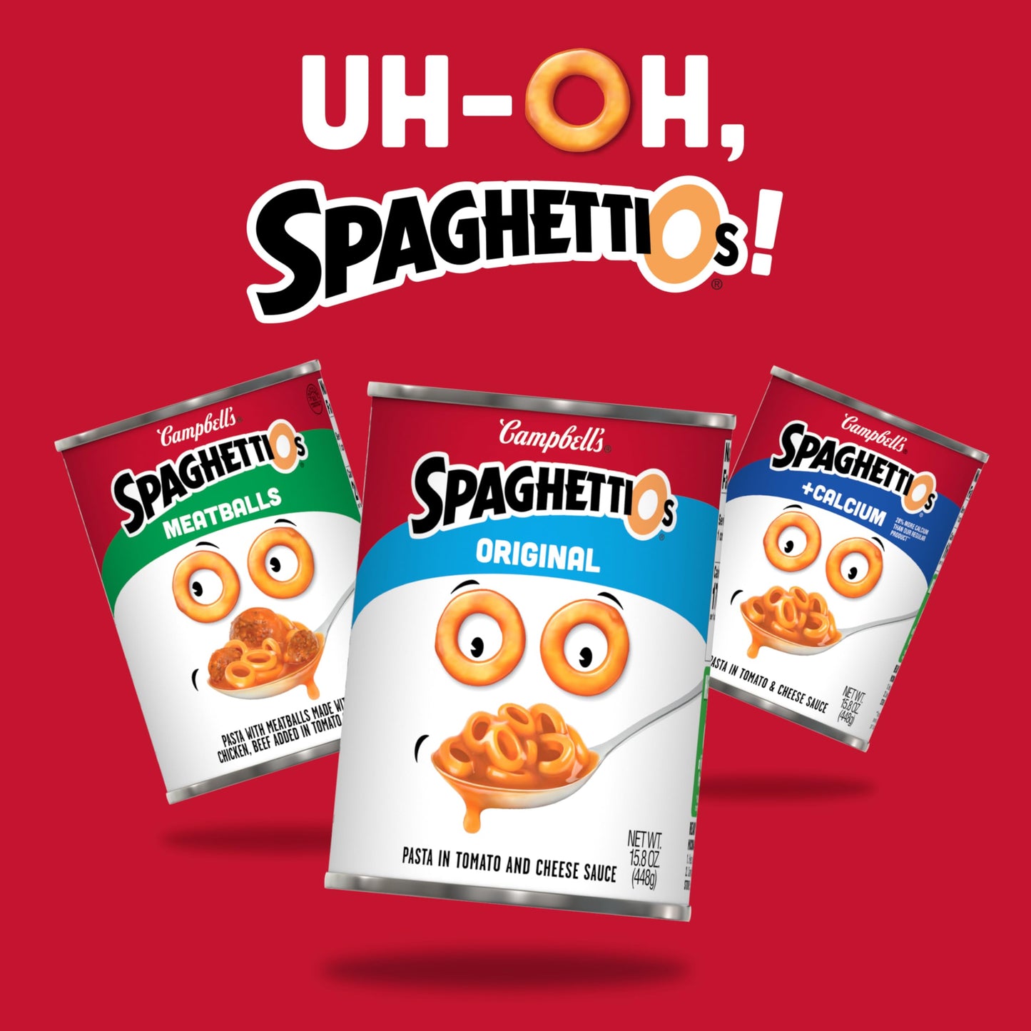 SpaghettiOs Canned Pasta with Meatballs, Healthy Snack for Kids and Adults, 15.6 OZ Can (Pack of 12)