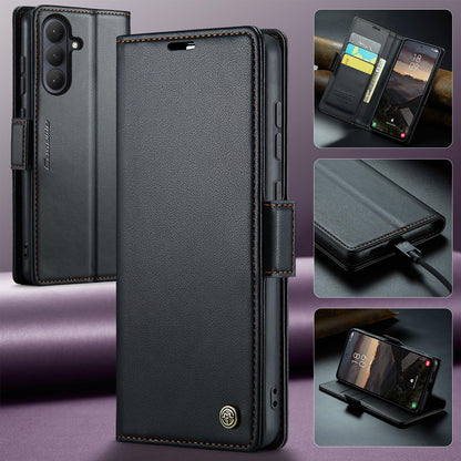 SINIANL Compatible with Samsung Galaxy S26 Wallet Case with Card Holder, Women Men Flip Cover with RFID Blocking Magnetic Clasp Kickstand Leather Book Folio Case for Galaxy S26 Black
