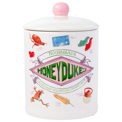 Silver Buffalo Harry Potter “Honeydukes” Large Canister Ceramic Cookie Jar, 7” x 10” x 7”