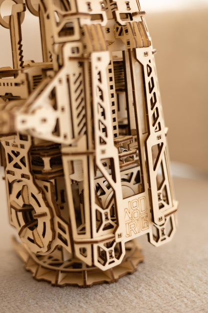 Wood Trick Cyber Robotic Hand 3D Wooden Puzzles for Adults to Build - Wooden Models Engineering DIY Project Mechanical 3D Puzzles Model Kits for Adults