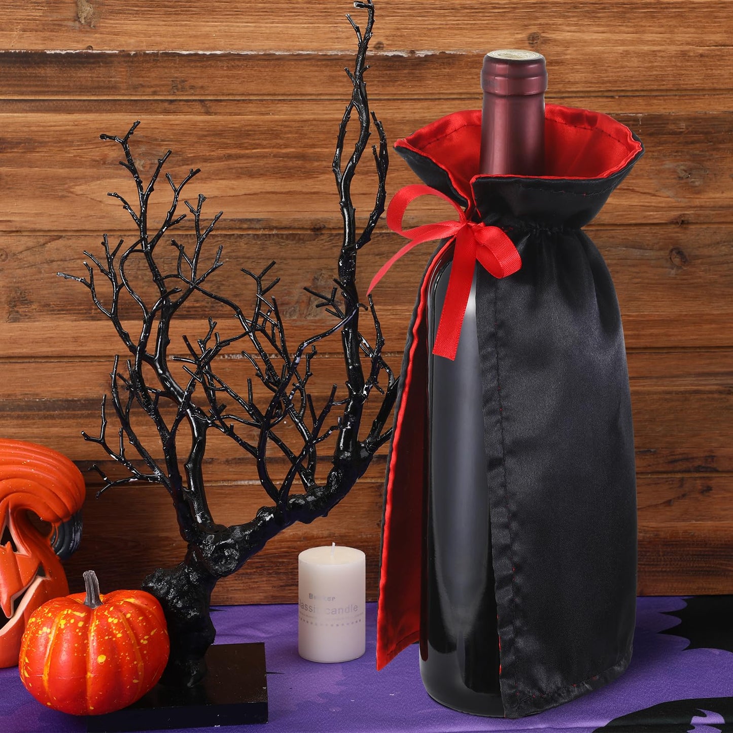 SIRIPHUM Dracula Vampire Wine Holder - Halloween Decoration, Party & Fall Hostess Gift (2), JPD002