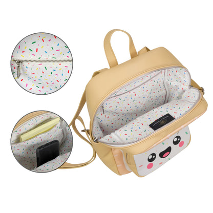 Remember Like Yesterday - Kawaii Poptart Backpack Purse | Women and Kids Fashion Backpack Purse | Faux Leather