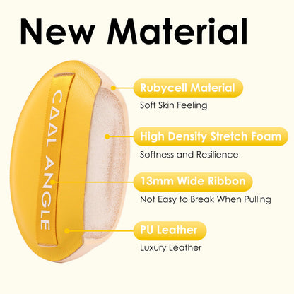 5Pcs Makeup Sponge For Foundation Concealer And Powder, Latex Free Blender Sponge For Natural And Easy Makeup Soft Long-lasting And Beginner-friendly, Green, Medium