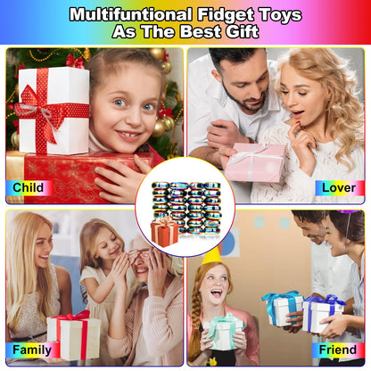 28 Pack Rainbow Fridge Magnetic Magnets, Small and Strong Magnets for Wall Stickers, Strong Refrigerator Magnets Heavy Duty for Whiteboard, Office, Classroom, Kitchen Accessories, Home and Cabinet