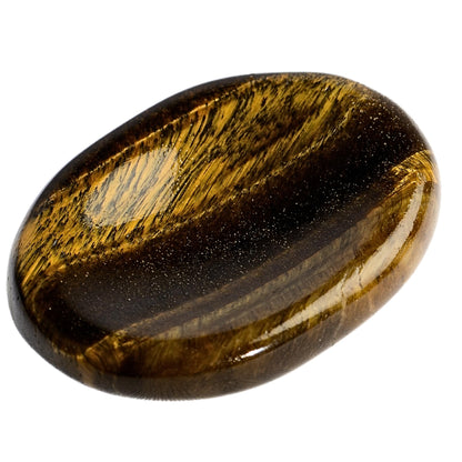 Anaya Agate Tiger Eye Worry Stones Certified Crystal Thumb Worry Stone for Anguish, Relaxing and Soothing Balance Stones for Meditation, Stress Relief Crystals and Healing Stones for Men, Women
