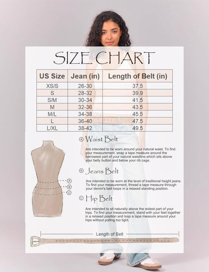 LyzerMia Womens Genuine Leather Belt for Jeans Pants Width 1.57" Western Cowgirl Wide Belts for Ladies with Gift Box, Tan, Fit for Low Waist 30"-34"