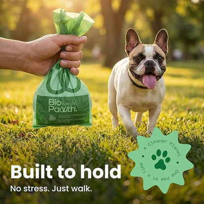 Dog Poop Bags, USDA Certified Biobased Product (42%), Extra Thick & Leak-Proof, Unscented Pet Waste Bags for Dogs & Cats, 270 Count