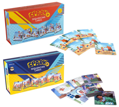 Sequencing Cards, Picture Cards, Storytelling Cards, Speech Therapy Materials, Home School Supplies, ESL, ELL, Social Skills, Combo Set
