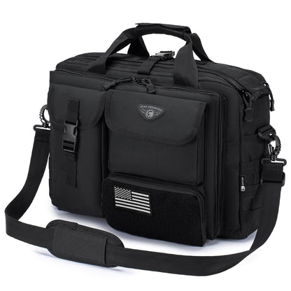 Stypos Tactical Messenger Bag, Tactical Briefcase for Man Military Laptop Bag 15.6/17.3 Inch Messenger Shoulder Bag