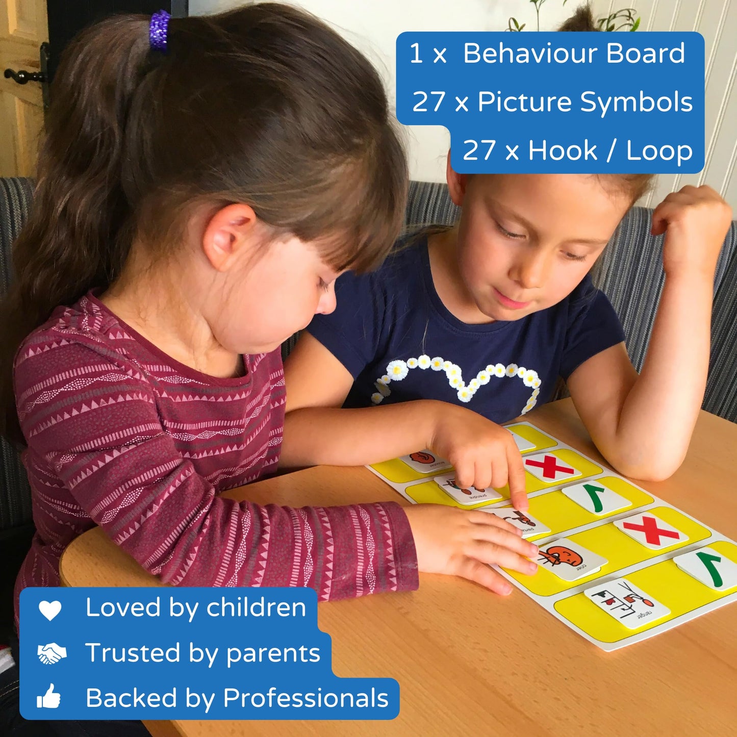 Mega Behavior Visuals Bundle - Visual Schedules for Kids - Manage Behavior in School and at Home - Premium Durable Plastic, Autism, ASD (English)
