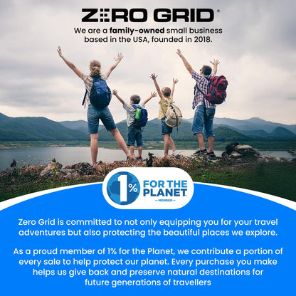 Zero Grid Dry Bag Perfect for Hiking, Camping, Canoeing Multi Sizes Waterproof Keep Goods Dry (10 Liter)