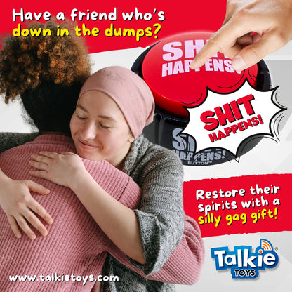Talkie Toys Products Shit Happens Button