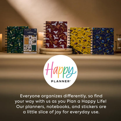 Happy Planner Harry Potter Sticker Set for Planners, Calendars, and Journals, Easy-Peel Stickers, Scrapbook Accessories, Hogwarts Magic, 30 Sheets, 656 Stickers Total