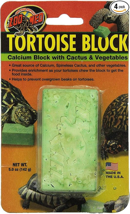Zoo Med Tortoise Banquet Block 5 oz - Pack of 4