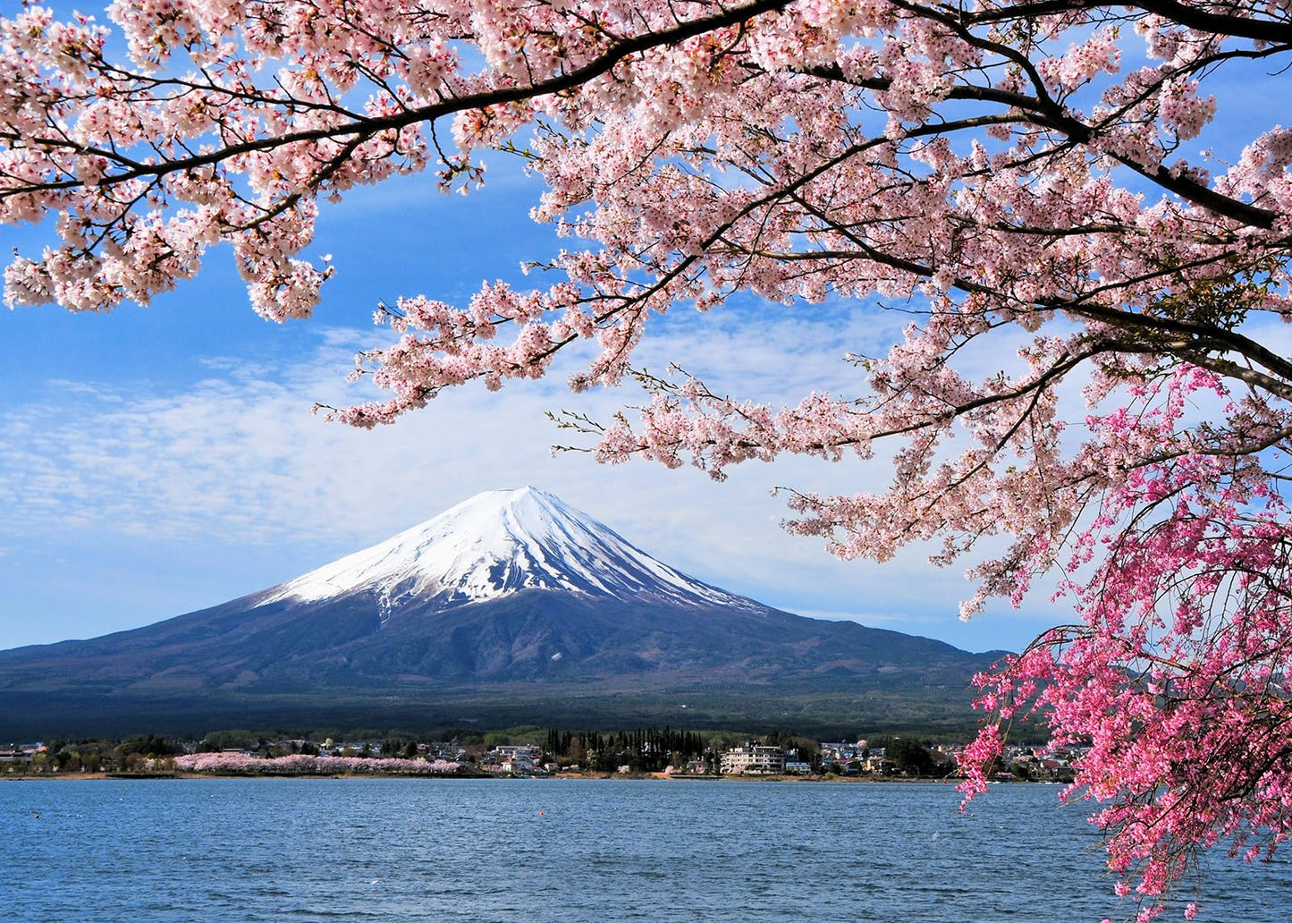 MBOQIU 1000 Piece Puzzle for Adults - Mount Fuji Puzzles for Adults 1000 Pieces, Letters on Back, Nature Landscape Jigsaw Puzzle, Japan Sight Challenging Puzzles for Teens Seniors - 27.6 x 19.7 inches
