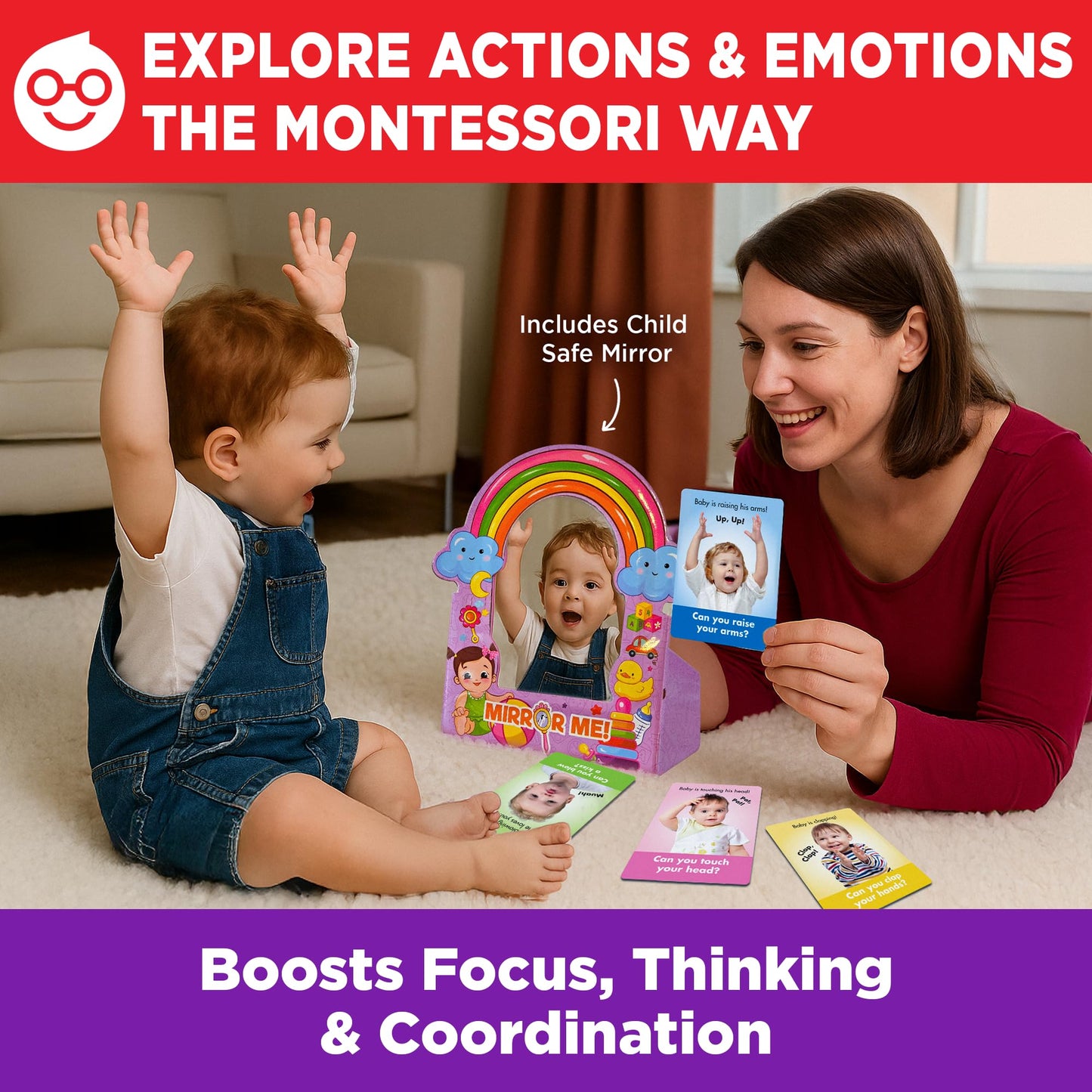 Doctor Jupiter My First Box of Montessori Learning for Toddlers 1+ Year Olds | Montessori Toys, Birthday Gift for 1 2 3 Year Old Boys & Girls | Learning & Educational Activities for 1+ Year Old
