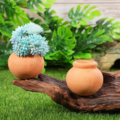 NIYANGLE 6pcs Miniature Clay Flower Pots Small Succulent Terracotta Planter Pots for Home Garden Decor DIY Crafts 1. 53x1. 53x1. 38in