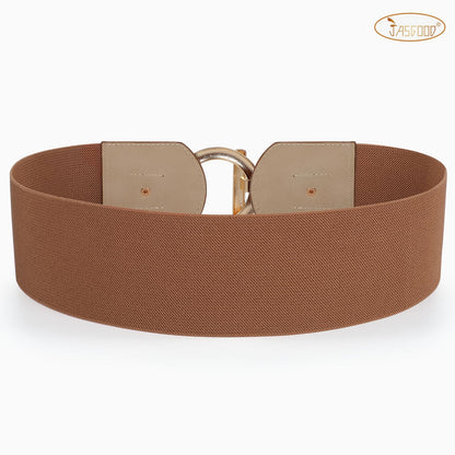 JASGOOD Women Wide Elastic Waist Belt Fashion Stretchy Dress Belt