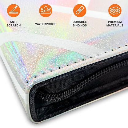 900 Pockets Sports Card Binder, Portable Waterproof Storage Bag with Removable Sleeves for Baseball Football Basketball Hockey Cards 2025 2026 Collectors