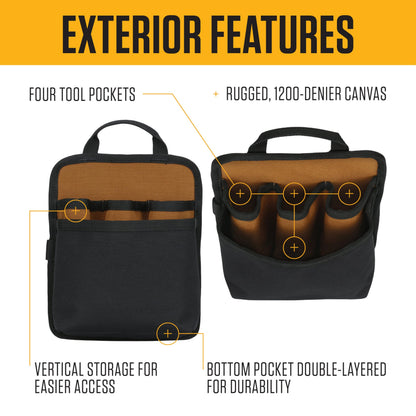 Carhartt Station Tool Pouches, Durable Organizer, Compatible with All Station Tool Bags, Medium