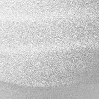 La Jolie Maison 10 Inch Hanging Planters for Indoor Plants, Outdoor Garden Planter Pots with Self-Watering Tray, Eggshell White, Set of 2