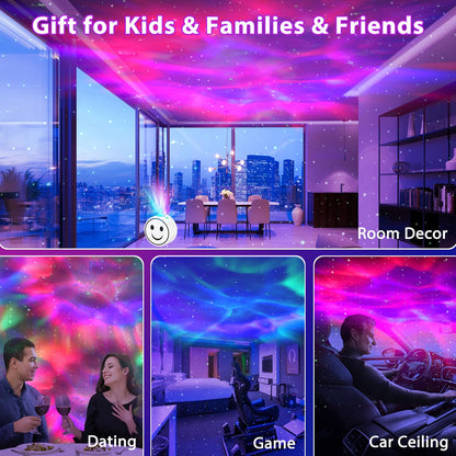 Star Projector, Galaxy Projector for Bedroom, Night Light for Kids, LED Nebula Lighting with Timer and Remote,Gift for Adults, Teens (Proyector de Galaxias para Habitación)