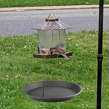 Bird Seed Catcher Tray Platform Feeder Hanging Tray Fits Most feeders Catches Most Falling Seed and Husk Great for Attracting Birds Outdoors, Backyard, Garden - No Feeders