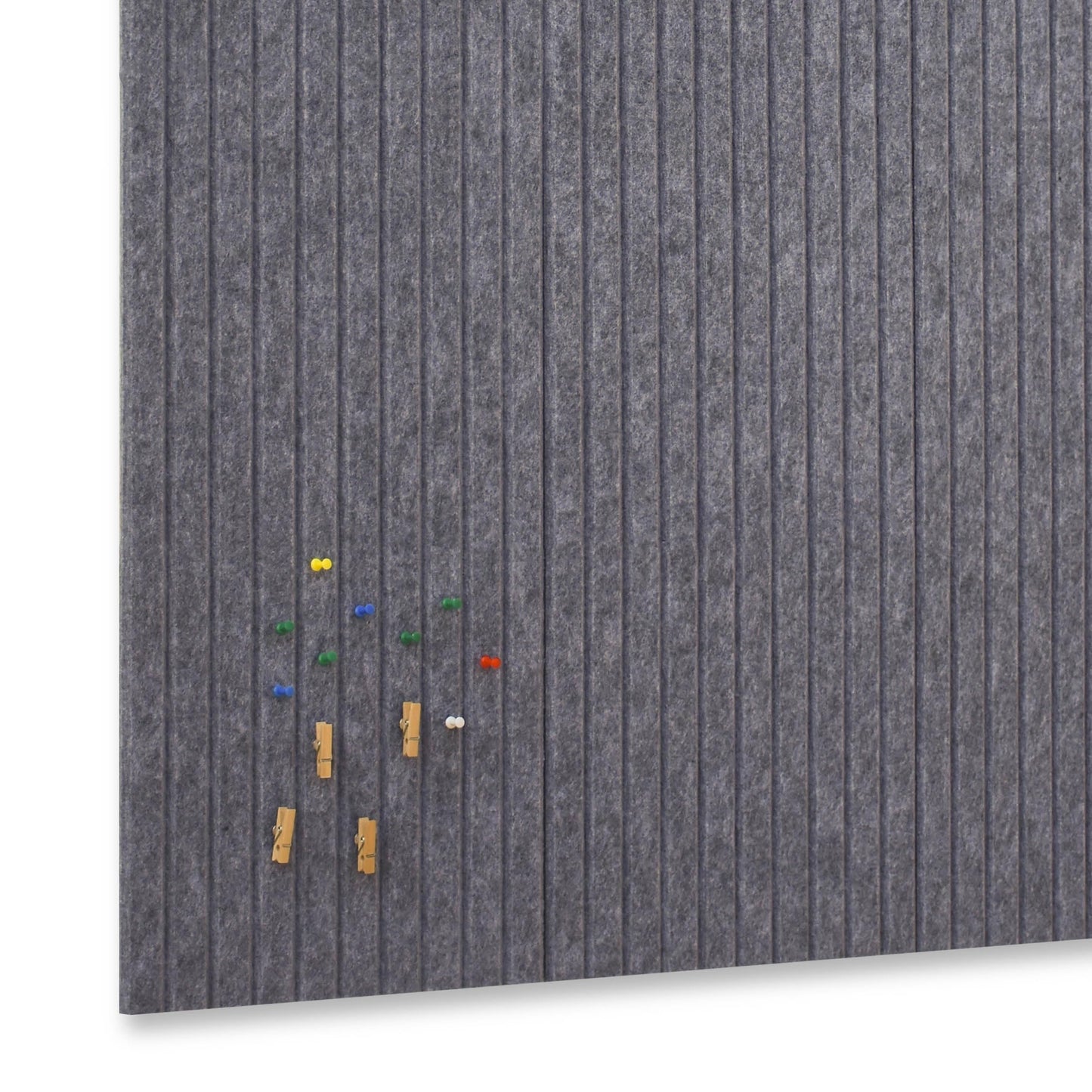 YOUDEFUL Large Cork Board Alternative-12 Pcs Self-Adhesive Felt Bulletin Board Tiles, Felt Pin Board Cork Board Tiles for Home Office Wall Decor, Tack Board 47"x35" (Dark Grey