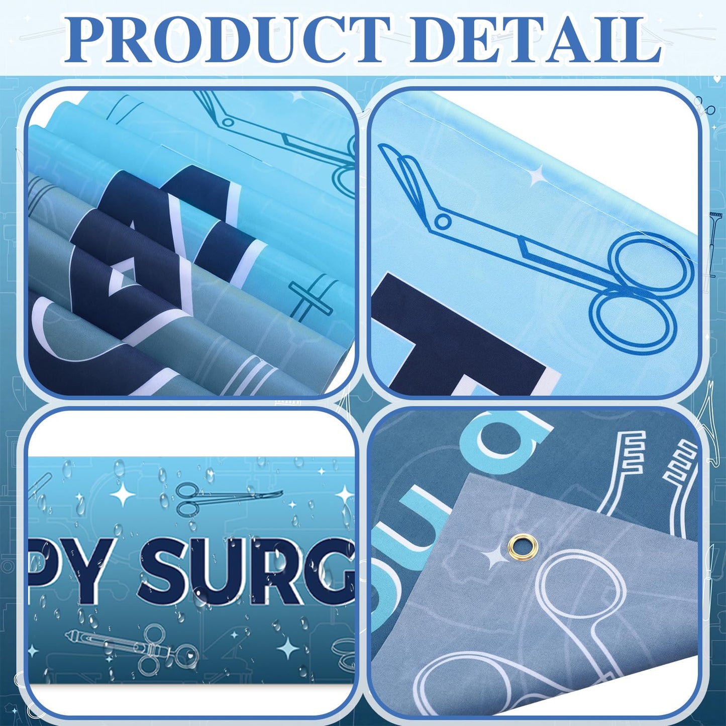 Fanfanwin 3 Pcs Happy Surgical Tech Week Banner We Appreciate Thank You Celebrate with Surgical Tech Week Party Decor Doctor Staff Party Supplies for Hard Work Nurse Doctor