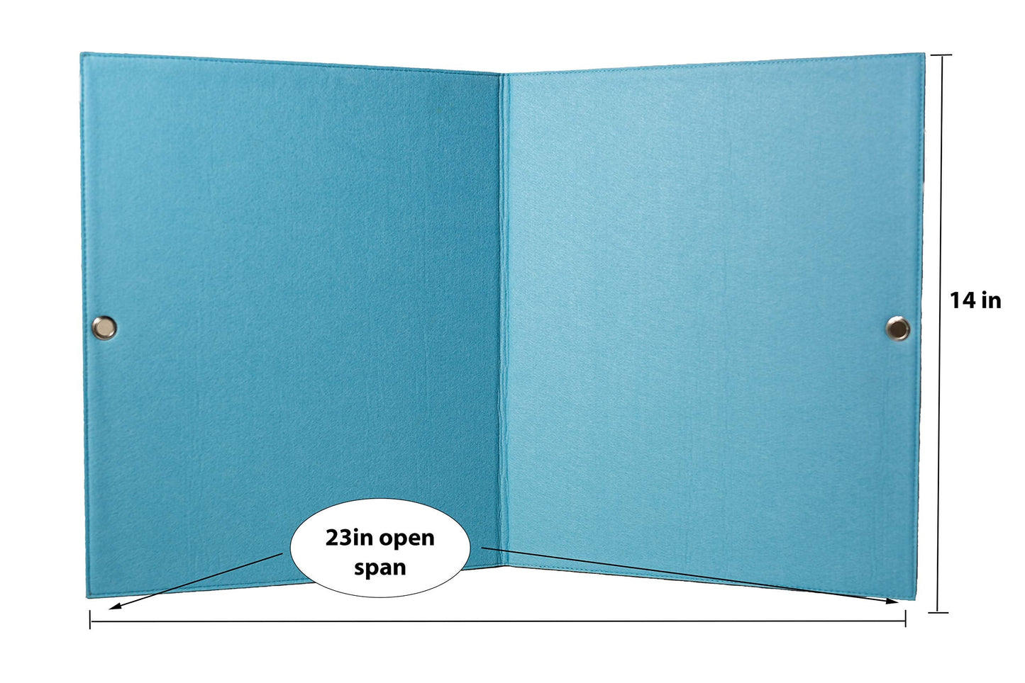 Foldable Felt Flannel Board - 14 x 23" Freestanding Quiet Book for Toddlers and Story Sets | Story Board for Kids Playtime | Use for Preschool Classroom and Homeschooling
