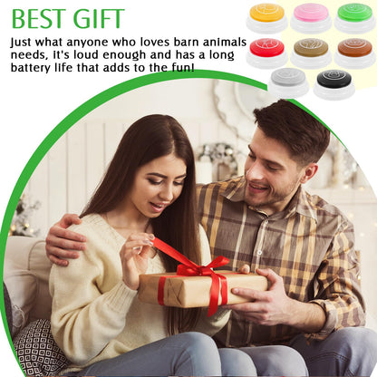 Syhood 8 Pcs Animal Sounds Buzzer for Trivia Games, Answer Buzzers for Classroom, Feud Jeopardy Buzzer Button with Lights and Sounds for Classroom Party Teacher Game Show(LED Style)