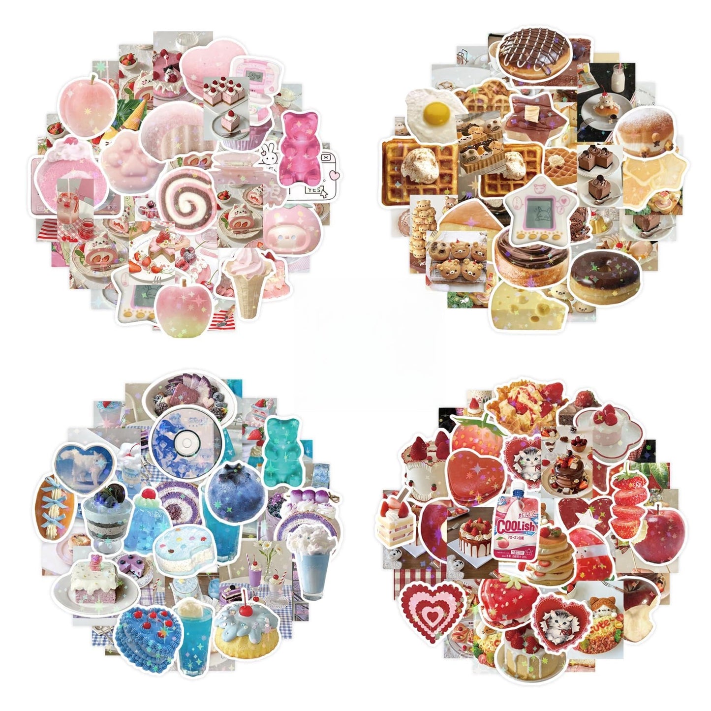 400 PCS Japanese Aesthetic Stickers for Adults, Kawaii Animal & Retro Deco Stickers Pack for Journaling, Scrapbook, Planner Decoration, Vision Board & Creative Stationery