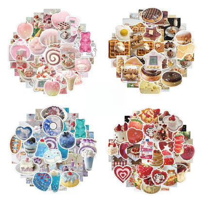400 PCS Japanese Aesthetic Stickers for Adults, Kawaii Animal & Retro Deco Stickers Pack for Journaling, Scrapbook, Planner Decoration, Vision Board & Creative Stationery