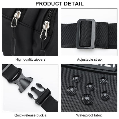 HuoMeizi Fanny Pack Men Women Plus Size with Extender Strap 70",Extra Large Crossbody Waist Bag with Adjustable Belt, Fashion Hip Bum Bag for Outdoors Workout Traveling Casual Hiking Walking Cycling