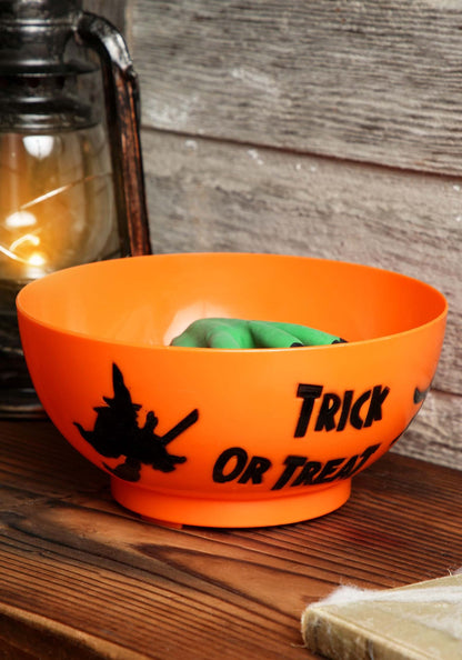 Sunstar Industries Animated Witch Hand Candy Bowl