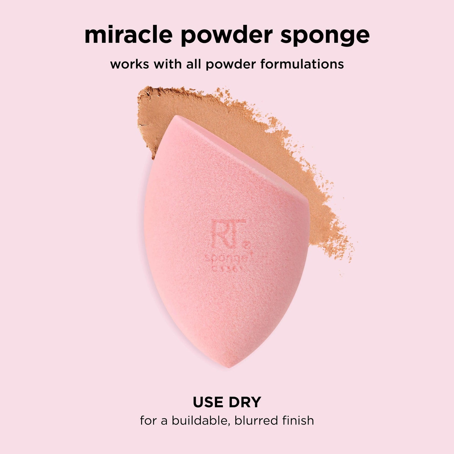 Real Techniques Ultimate Makeup Sponge Trio, Makeup Blending Sponges, For Liquid, Cream, & Powder Products, Powder & Foundation Sponges, Mini Makeup Sponge, Latex-Free Foam, Travel-Friendly, 3 Count