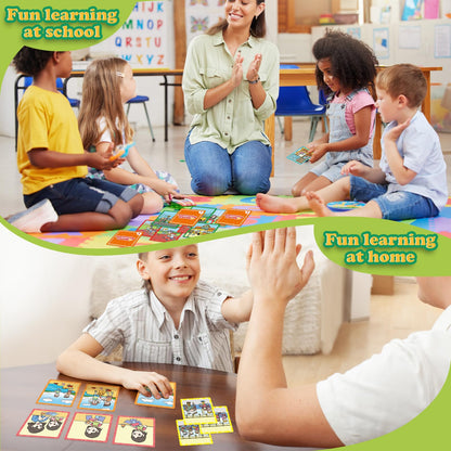 Kasfalci Sequencing Cards, Sequence Game for Kids, Speech Therapy Materials for Autism, Improve Storytelling,Social Skills, Sentence Building, Preschool Learning Activities for Classroom & Homeschool