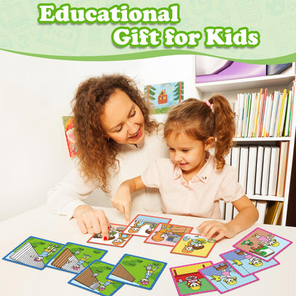 Kasfalci Sequencing Cards,Sequence Board Game for Kids,Speech Therapy Materials Toys for Autism,Story Storytelling,Social Skills,Sentence Building,Preschool Learning Activities,Classroom & Homeschool