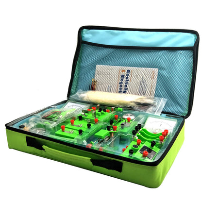 EUDAX School Physics Labs Basic Electricity Discovery Circuit and Magnetism Experiment Kits for High School Students Electromagnetism Elementary Electronics