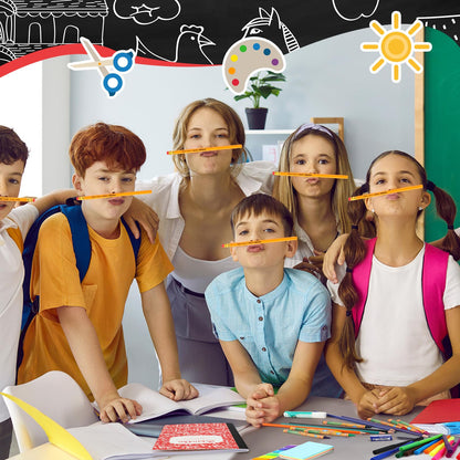 Gilprop 352 Pcs School Supply Kit 4 Set Back to School Supplies for Students Essential Bundle Kit Include Pencil Notebook Ruler Glue Scissor Sticky Note Eraser Pencil Sharpener
