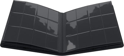 Gamegenic Casual Album 24-Pocket, Black, 480 Card Capacity, Polypropylene Material