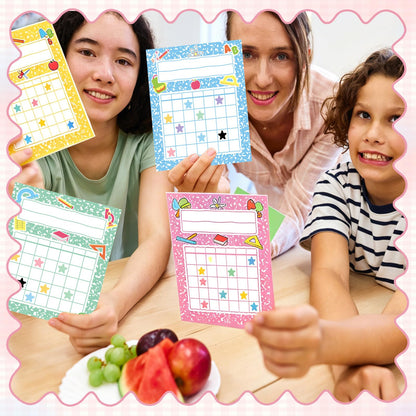 Sabary 120 Pack Composition Incentive Charts for Classroom with 59 Sheets 4248 Pcs Star Incentive Chart Stickers for Students Writing Achievement Progress Tracking Home Behavior Positive Reinforcement