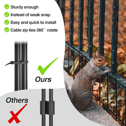 19.83ft(L) X 13inch(H) No Dig Fence, 14 Panels Animal Barrier Fences Rustproof Metal Bottom Fencing Border, Rabbits Dog Digging Blockers Ground Stakes Defense for Outdoor Landscape Patio
