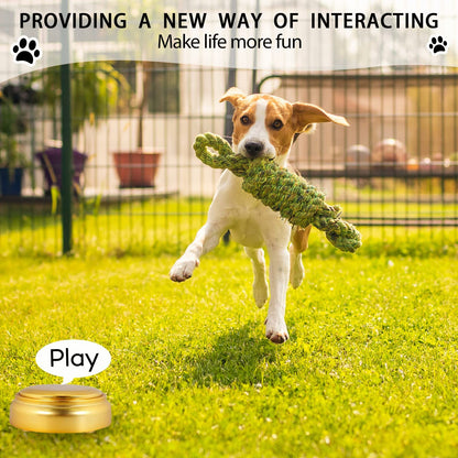 MOYEIKH Recordable Button Talking Buttons 30 Second Voice Recording Buttons -Sound Button -Easy Button for Classroom Game Buzzer Dog Buttons for Communication Gag Gift and Stocking Stuffer