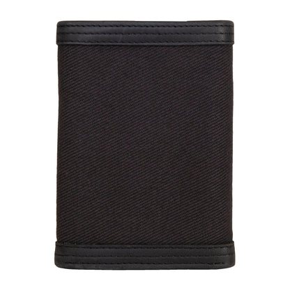 WOLVERINE Men's Trifold Wallet | RFID Blocking | Work, Canvas/Leather-Black/Grey, One Size