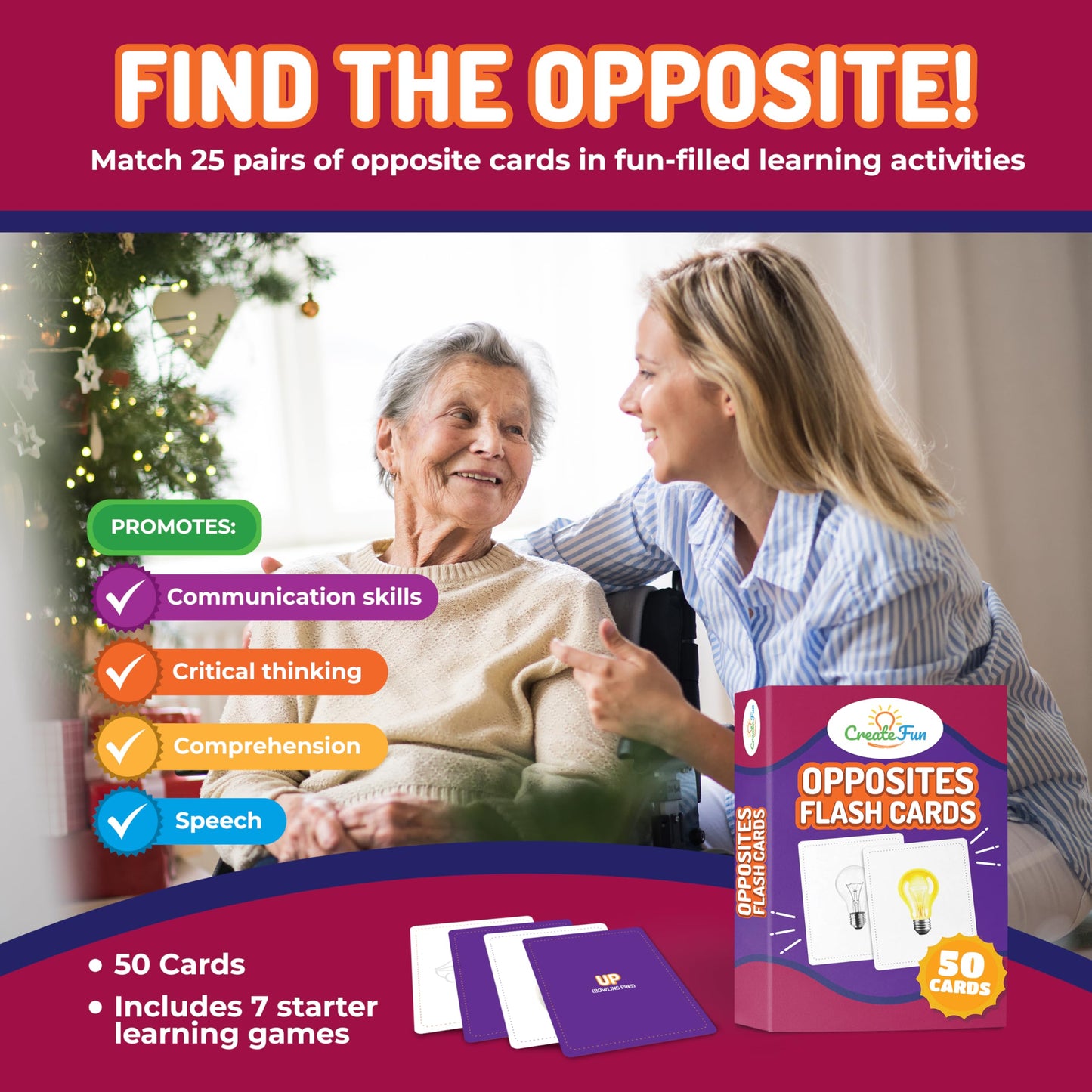 100 Go Together and Opposites Flash Cards Bundle, Matching Educational Photo Cards for Kids, Parents, Speech Therapy, Language Development, Cognitive Skills, Association Skills, and Gifted Learning